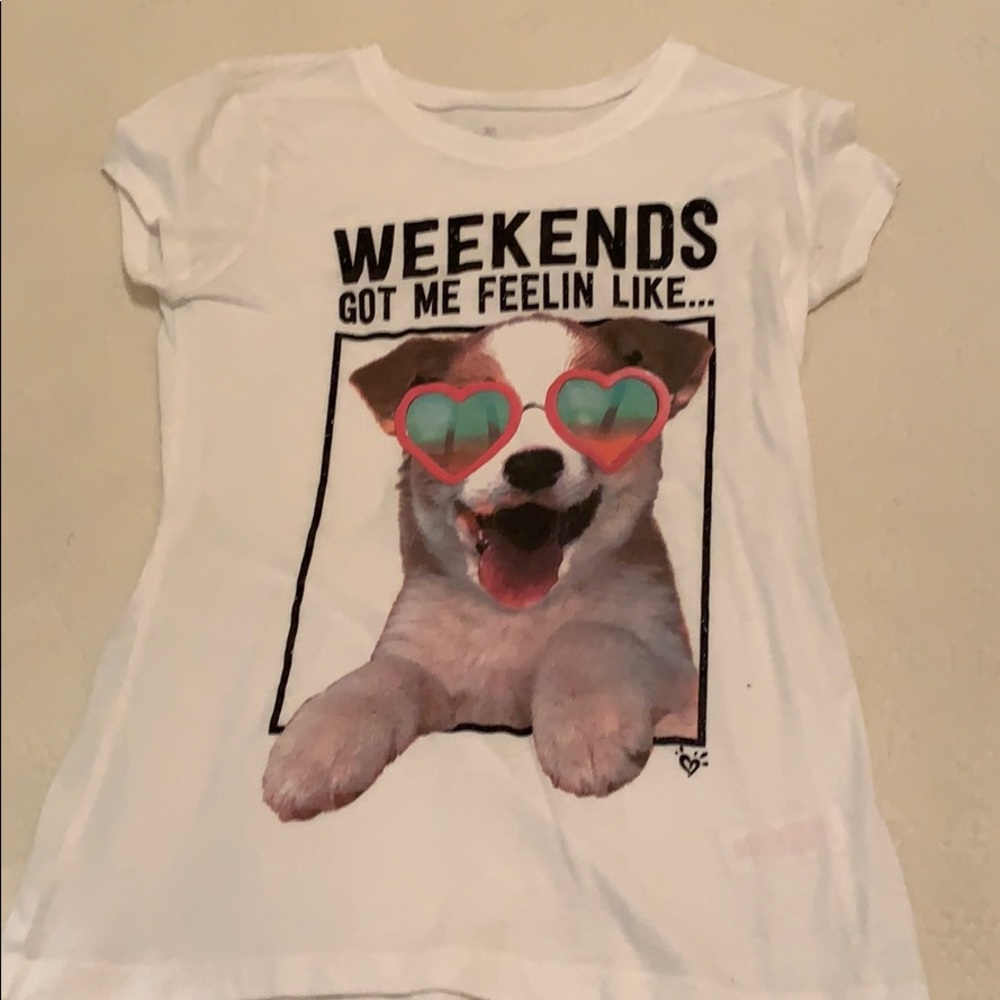 Girls justice t shirt